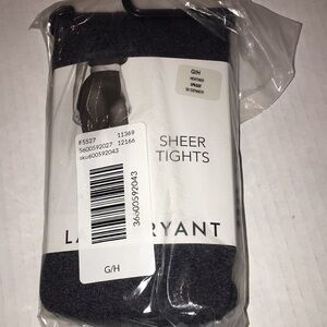 NWT Lane Bryant Plus Size Sheer Tights | Heather Gray | Opaque | Size G/H